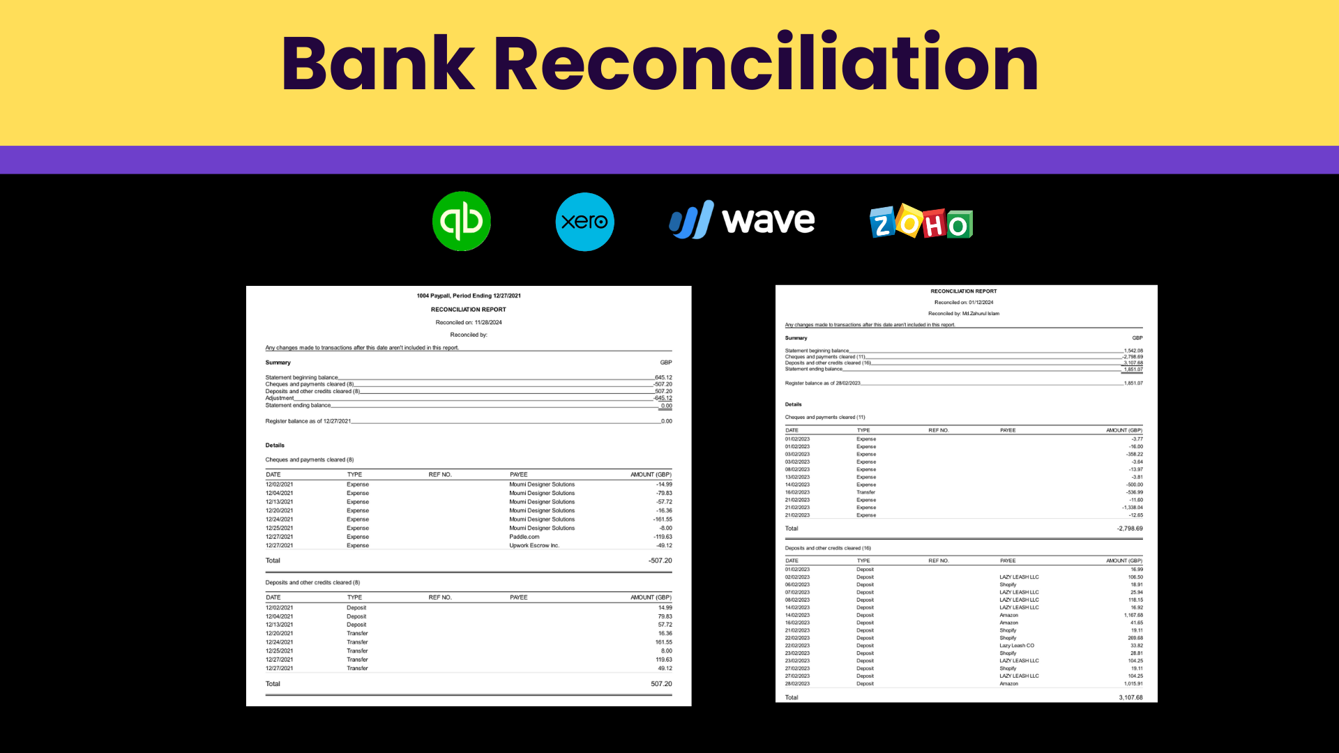 Bank Reconciliation